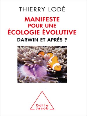 cover image of Manifeste pour une écologie évolutive